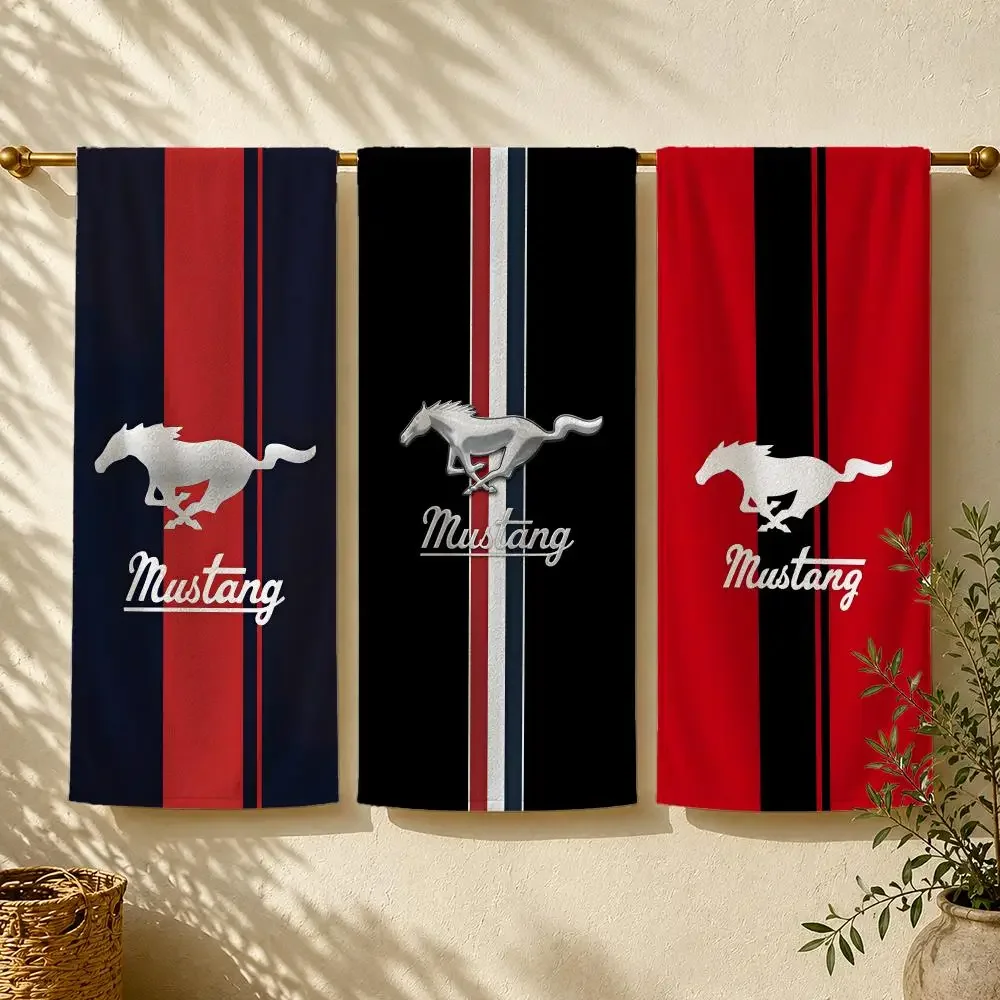 Microfiber Towel Detailing - Пляжное полотенце Car F-Ford Mustang, быстросохнущее