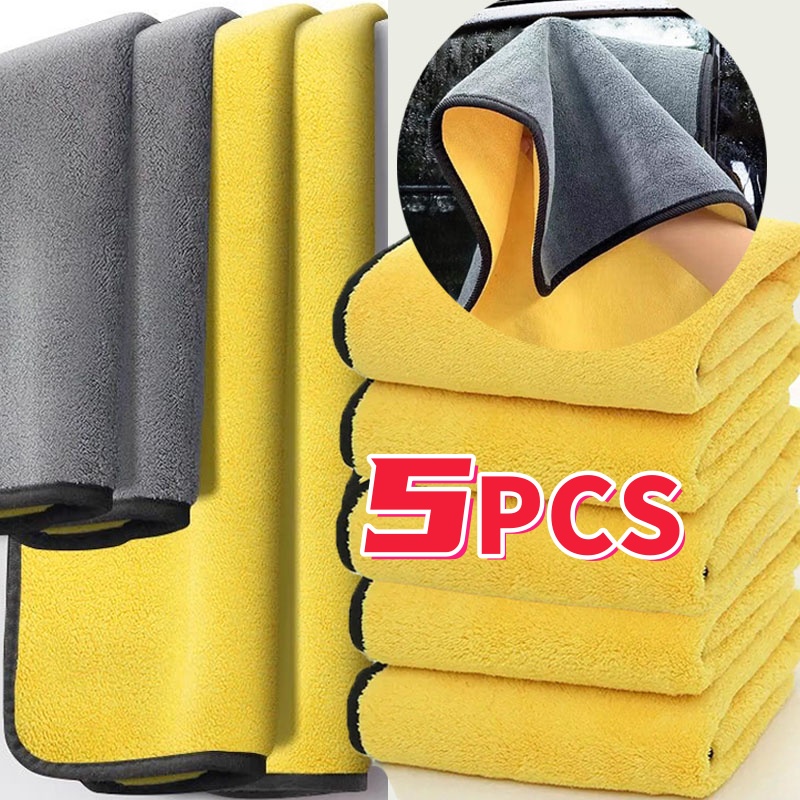 Microfiber Towel Detailing - 1/3/5 шт. чистящее полотенце из микрофибры,