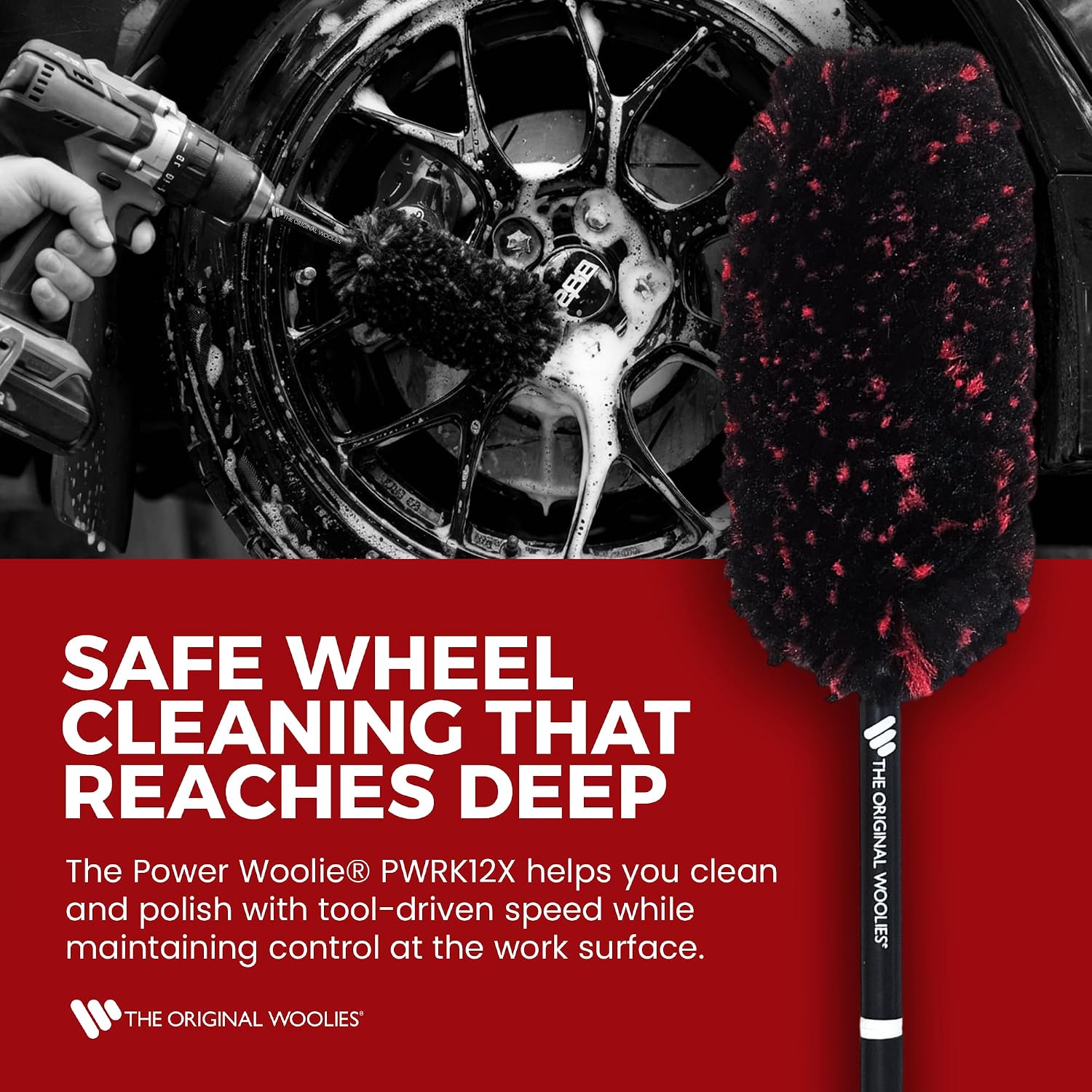 Щетка для чистки колес с приво – обзор и цена Wheel Cleaner Alloy